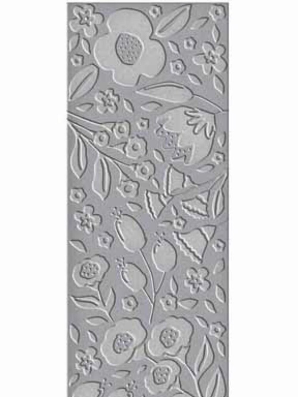 Flora Slimline - Spellbinders Embossing Folder